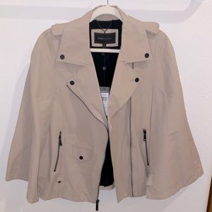 NWT- BCBGMAXAZRIA Cape, Size S, Khaki